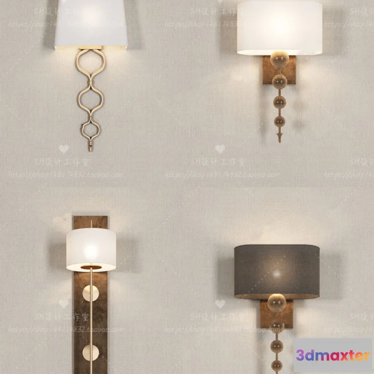 1130514 - Wall Lamp - 3D Models - 2392