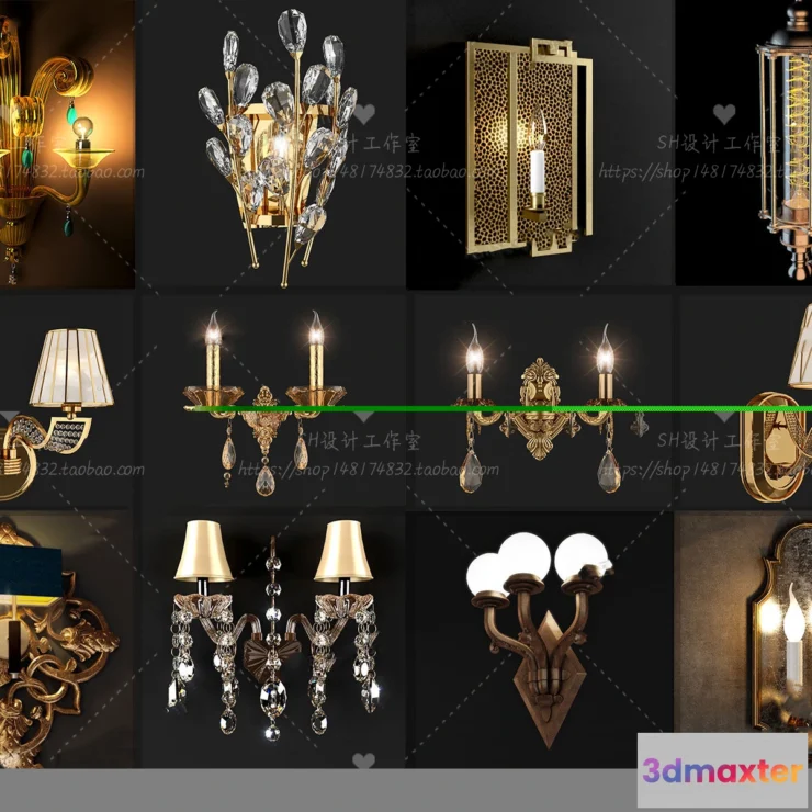 1130522 - Wall Lamp - 3D Models - 2396