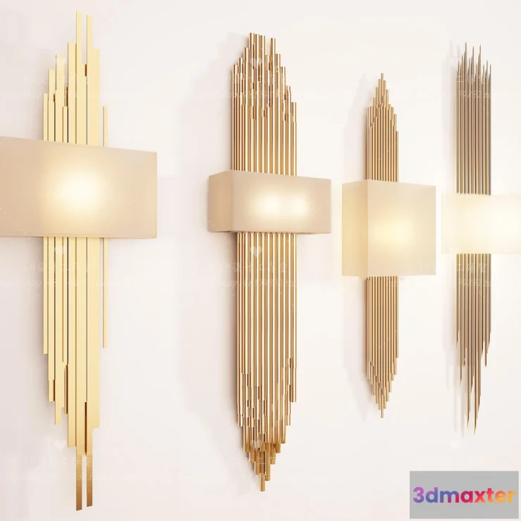 1130534 - Wall Lamp - 3D Models - 2402