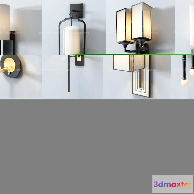 1130552 - Wall Lamp - 3D Models - 2411