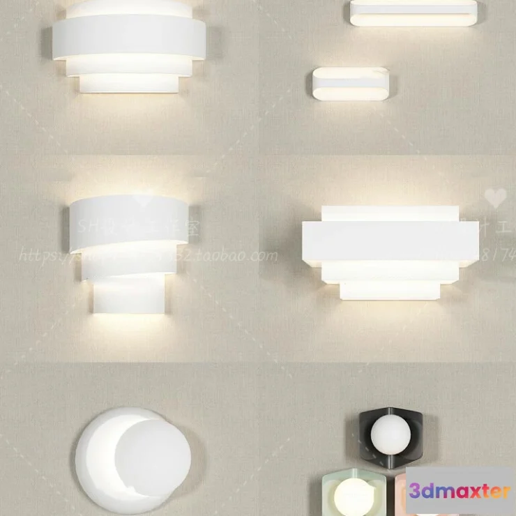 1130564 - Wall Lamp - 3D Models - 2417