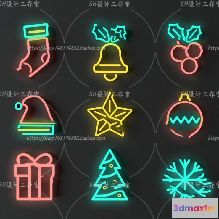 1140262 - Neon Tube Light - 3D Models - 0017