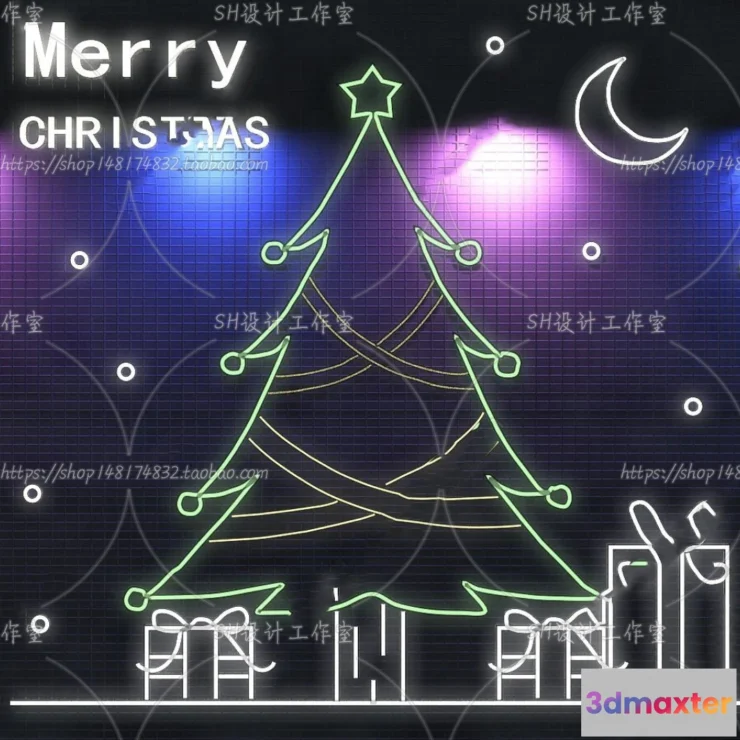 1140268 - Neon Tube Light - 3D Models - 0020