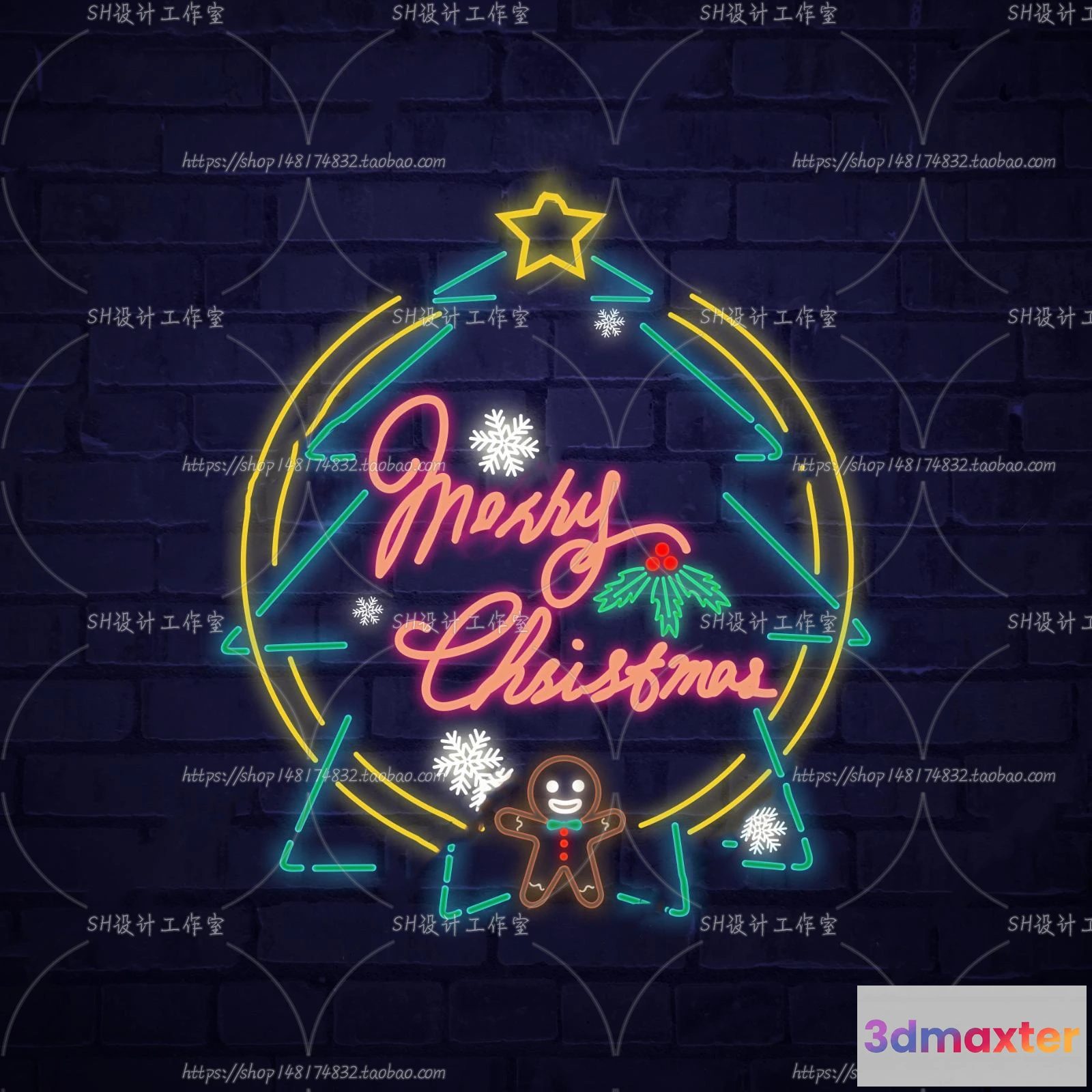 1140270 - Neon Tube Light - 3D Models - 0021