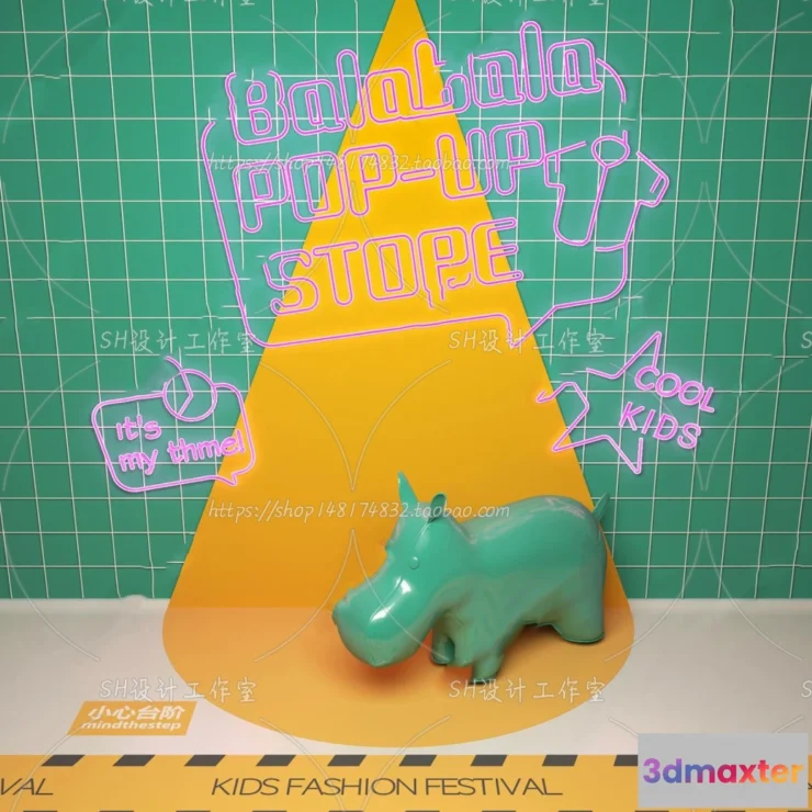 1140276 - Neon Tube Light - 3D Models - 0024