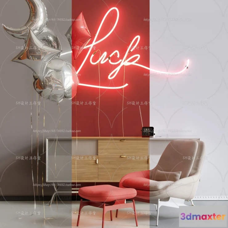 1140278 - Neon Tube Light - 3D Models - 0025