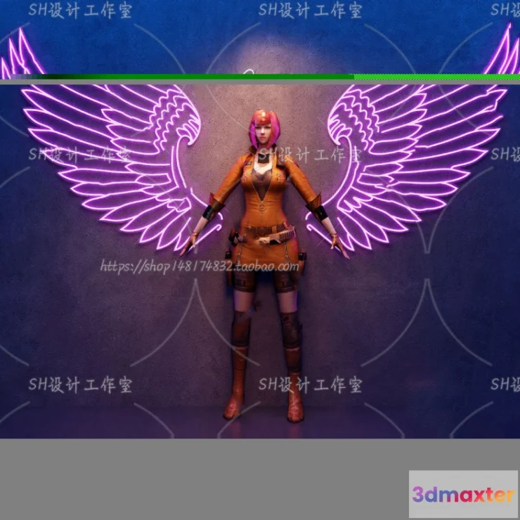 1140284 - Neon Tube Light - 3D Models - 0028