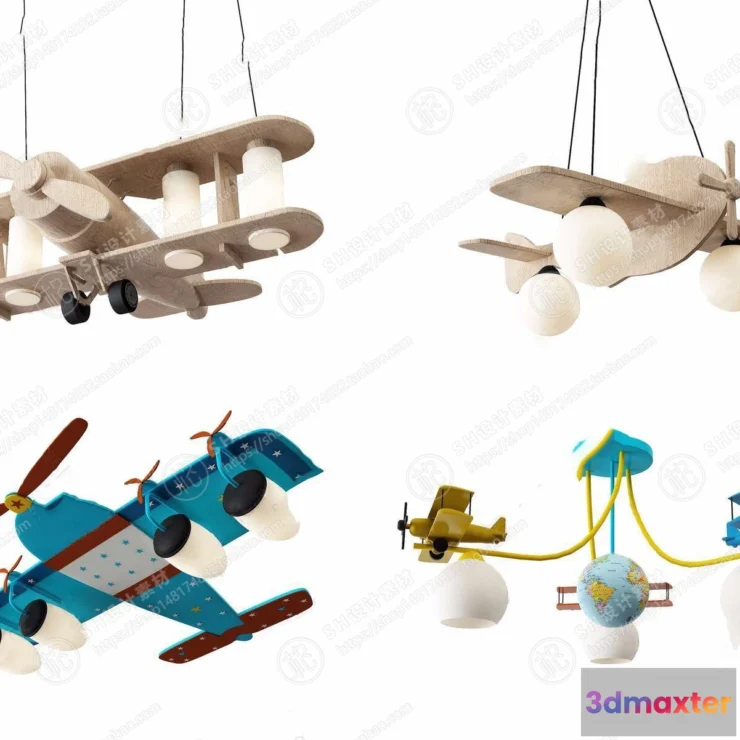 1140652 - Chandelier Ceiling and Wall Lamp - 3D Models - 0002