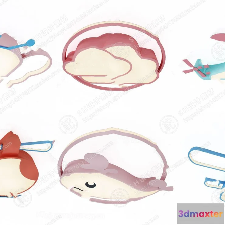 1140656 - Chandelier Ceiling and Wall Lamp - 3D Models - 0004