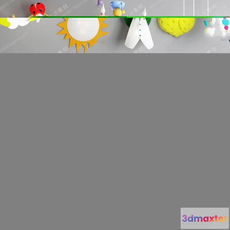 1140660 - Chandelier Ceiling and Wall Lamp - 3D Models - 0006