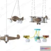 1140662 - Chandelier Ceiling and Wall Lamp - 3D Models - 0007