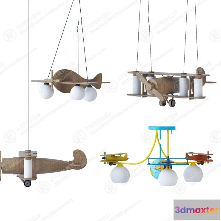 1140662 - Chandelier Ceiling and Wall Lamp - 3D Models - 0007