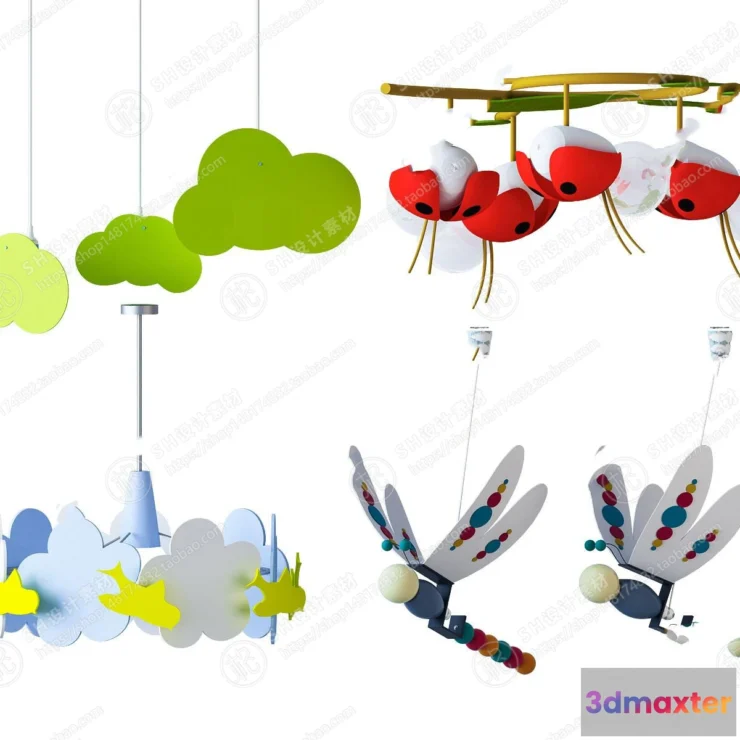 1140664 - Chandelier Ceiling and Wall Lamp - 3D Models - 0008