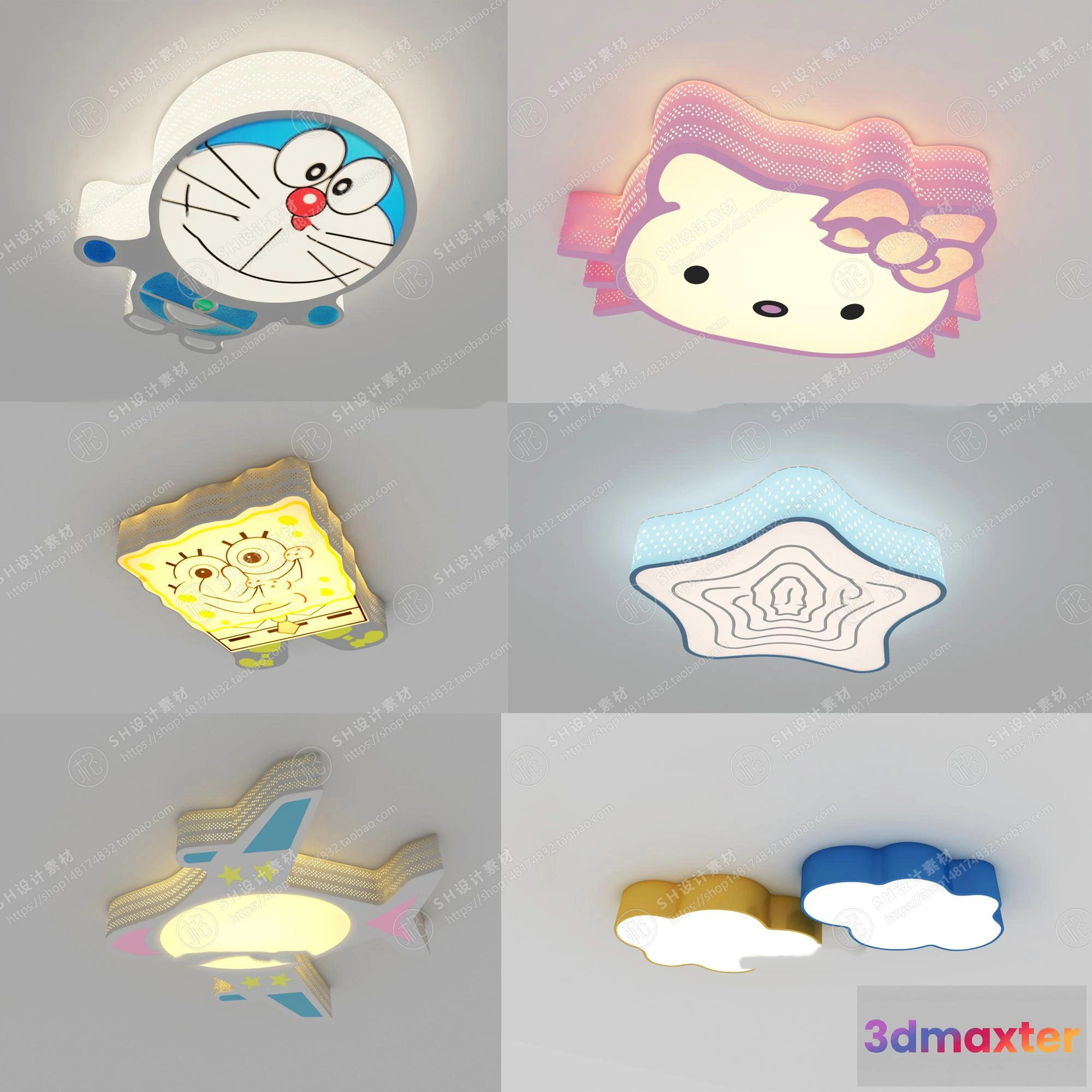 1140688 - Chandelier Ceiling and Wall Lamp - 3D Models - 0020