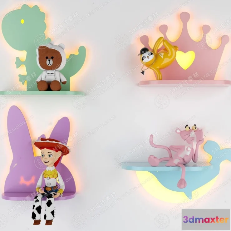 1140690 - Chandelier Ceiling and Wall Lamp - 3D Models - 0021