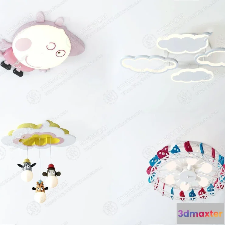 1140698 - Chandelier Ceiling and Wall Lamp - 3D Models - 0025