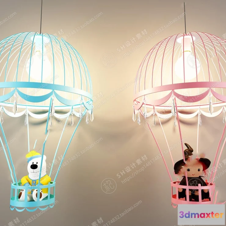 1140706 - Chandelier Ceiling and Wall Lamp - 3D Models - 0029