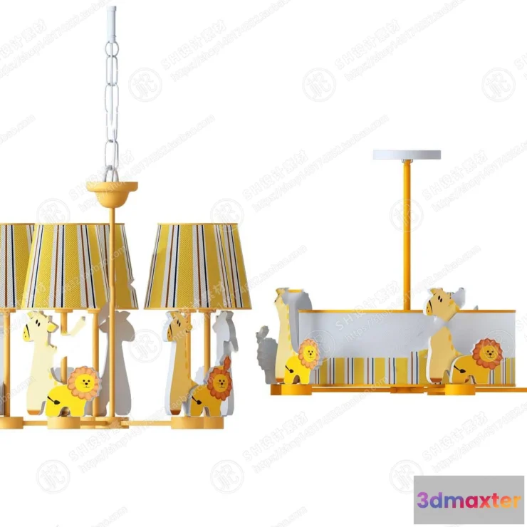 1140712 - Chandelier Ceiling and Wall Lamp - 3D Models - 0032