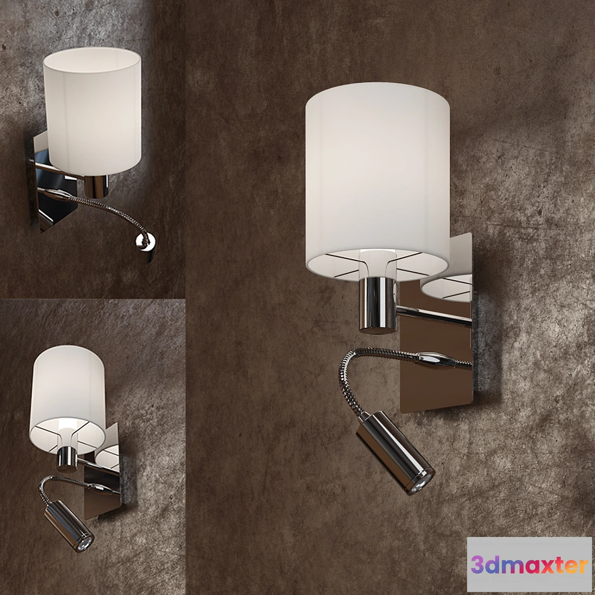 1267830 - Eglo Halva 90925 3D Max