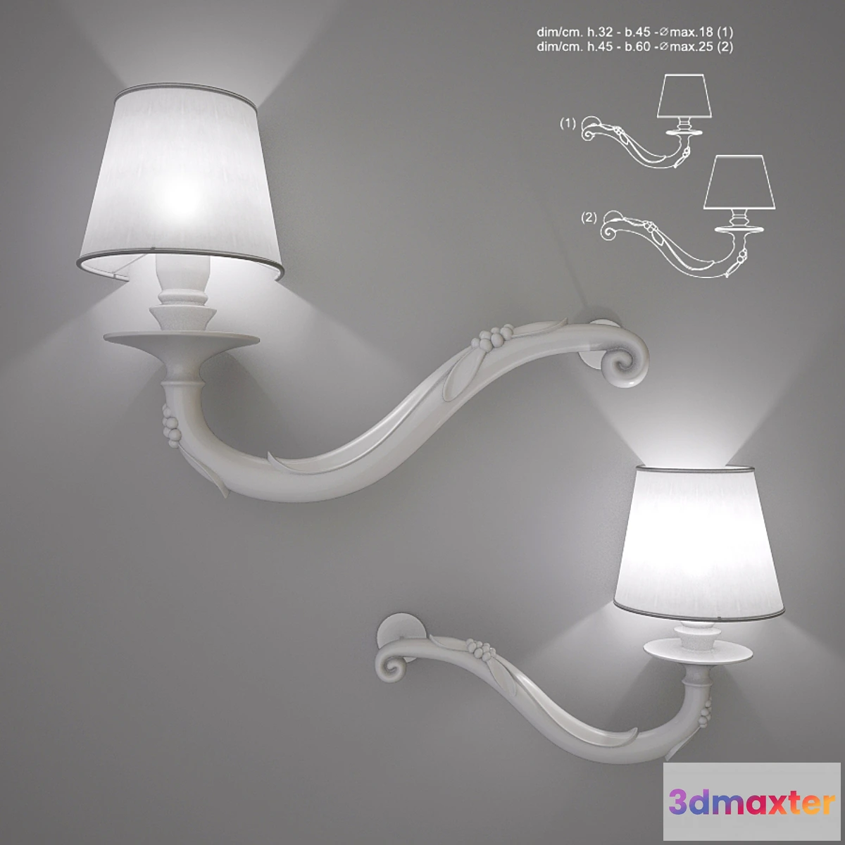 1271739 - sconces KARMAN DÉJÀ-VU 3D Max