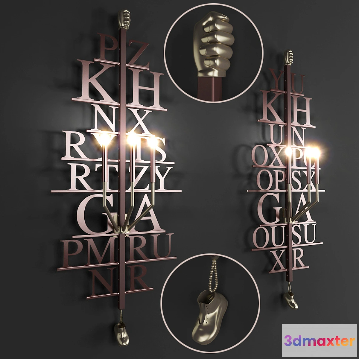 1276326 - Sigma L2 Z563 wall lamp 3D Max