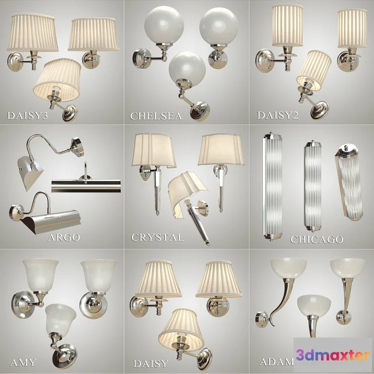 1277040 - Devon & Devon _ Sconces PART 1 3D Max