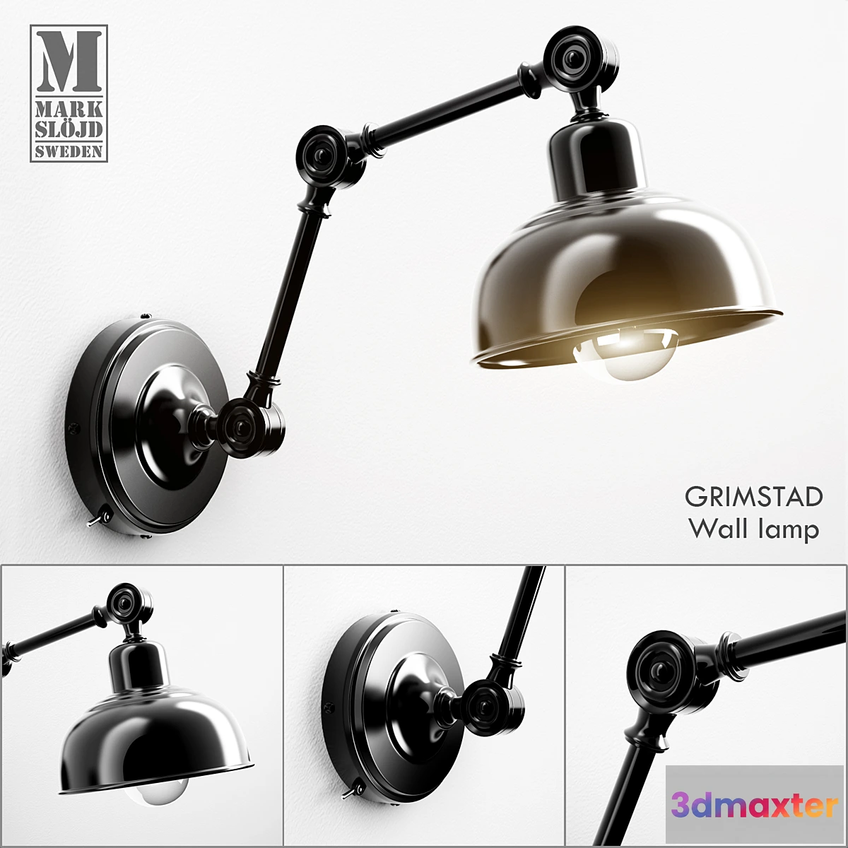 1279970 - GRIMSTAD Wall lamp 3D Max
