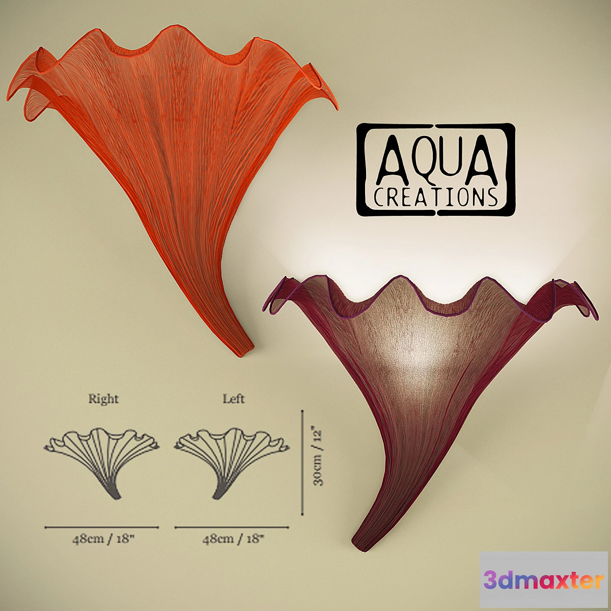 1281550 - Aqua Creations-Fan Wall Fixture 3D Max