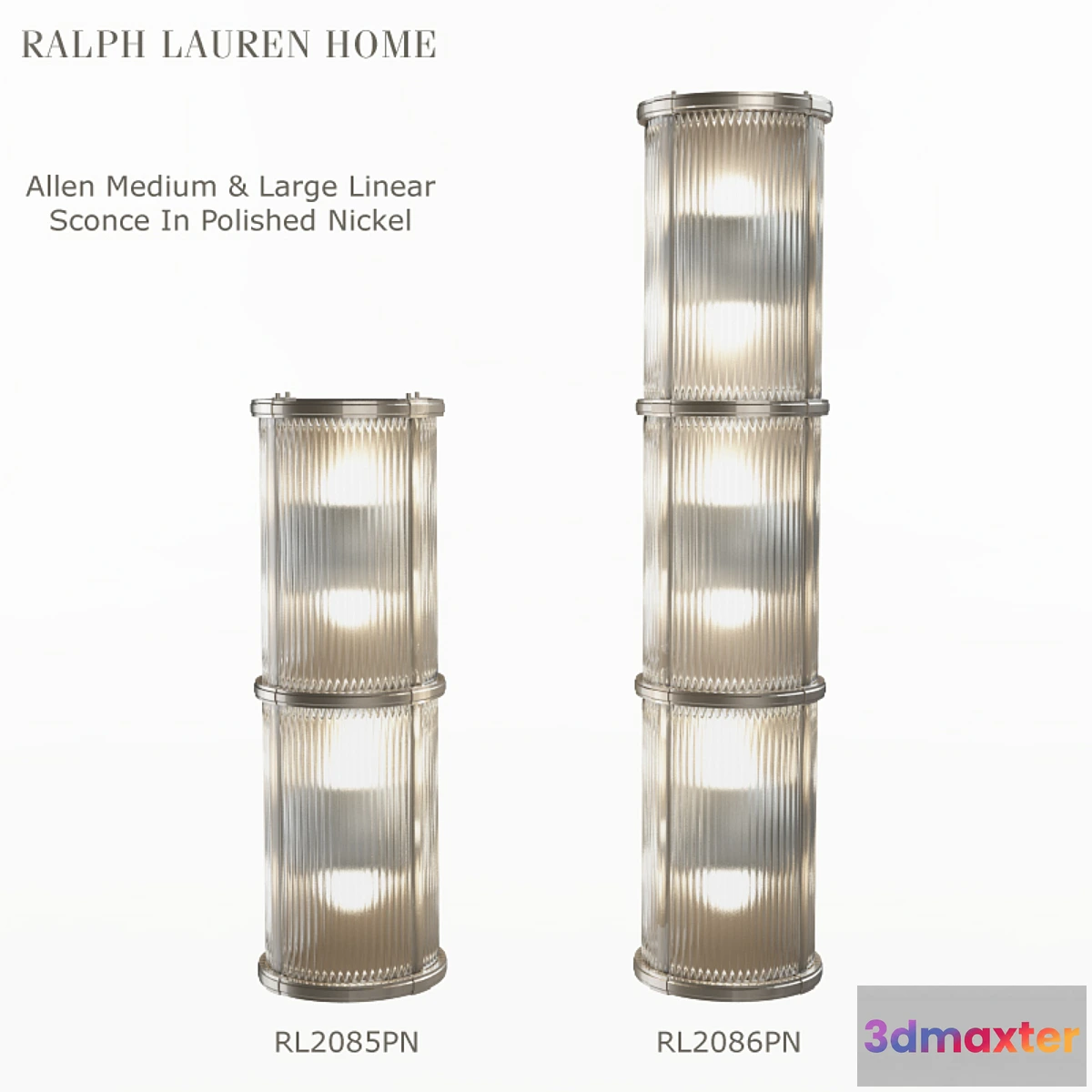 1284372 - Ralph Lauren Allen RL2085PN and RL2086PN 3D Max