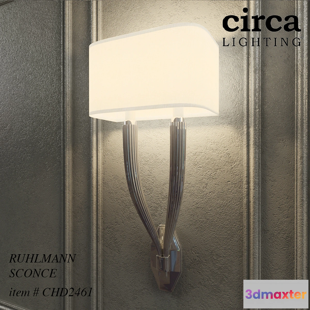 1285450 - CIRCA RUHLMANN SCONCE 3D Max