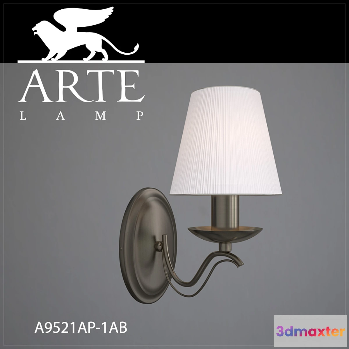 1286988 - Sconce Arte Lamp A9521AP-1AB 3D Max