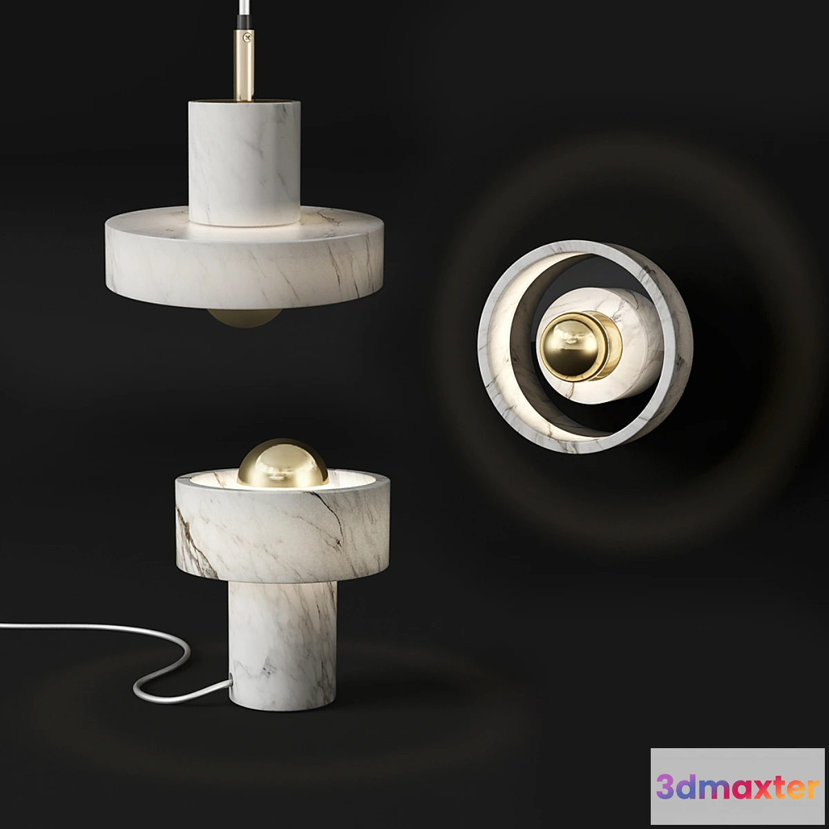 1289022 - Tom Dixon Stone 3D Max