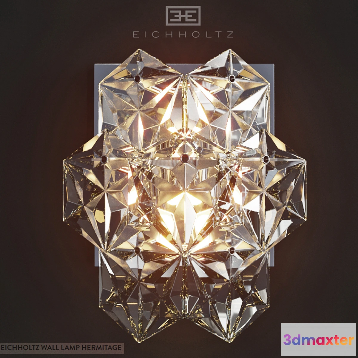 1290577 - EICHHOLTZ wall lamp Hermitage 3D Max