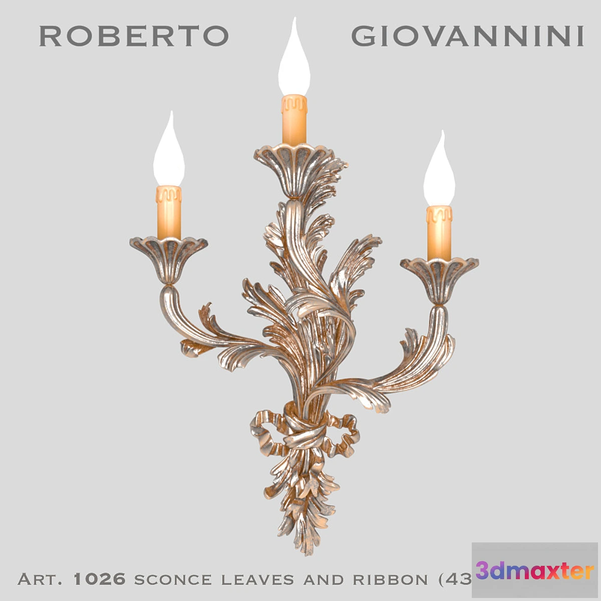 1290801 - sconces Art. 1026 ROBERTO GIOVANNINI 3D Max