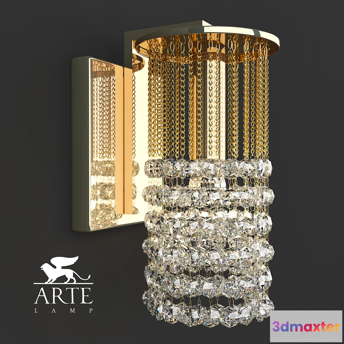 1292929 - Arte Lamp A3028AP-1GO E14 3D Max