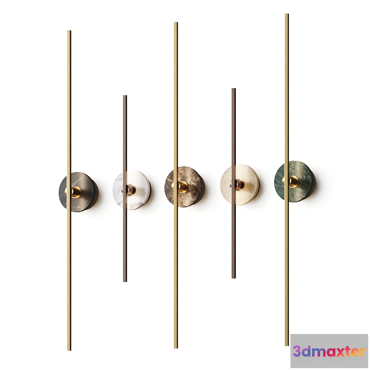 1293117 - Matlight Milano Essential Stick Wall Lamps 3D Max