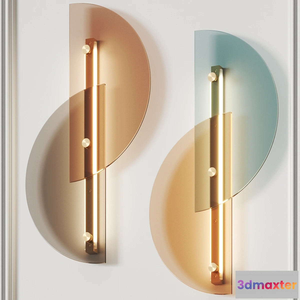 1293896 - Arflex Papillon Wall Lamp 3D Max