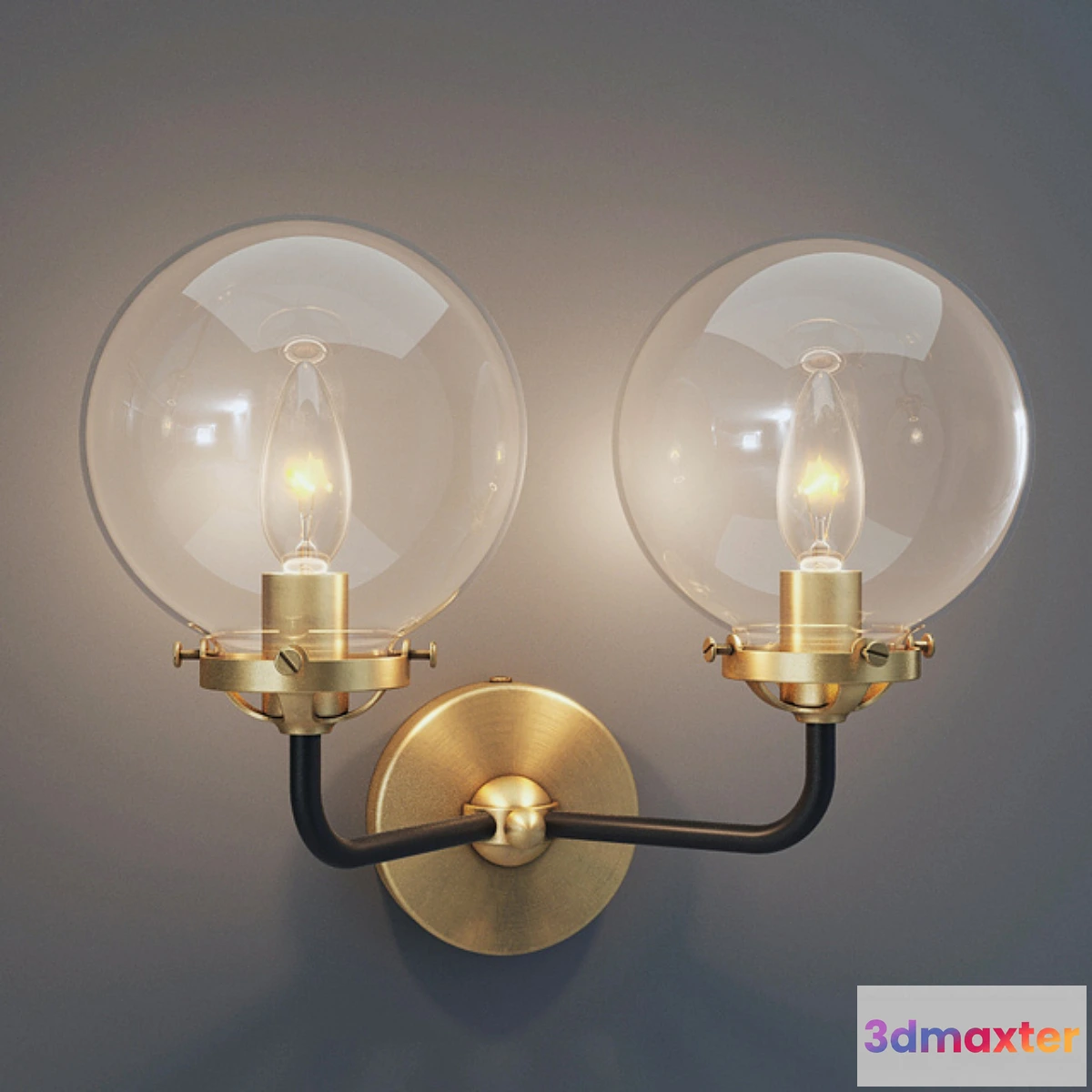 1296618 - GRAMERCY HOME - JACK DOUBLE SCONCE SN068-2 3D Max