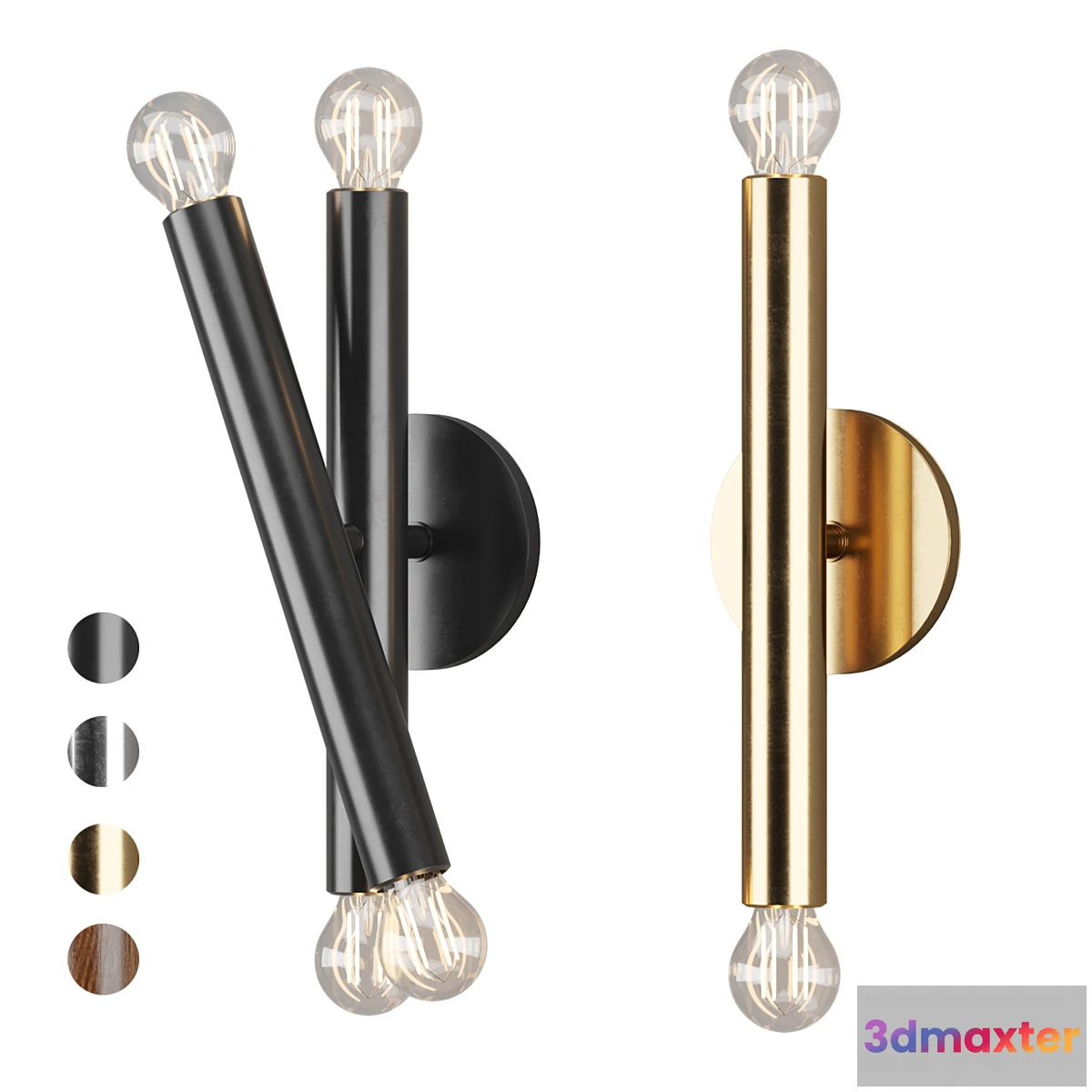 1299100 - Trace Sconce West Elm 3D Max