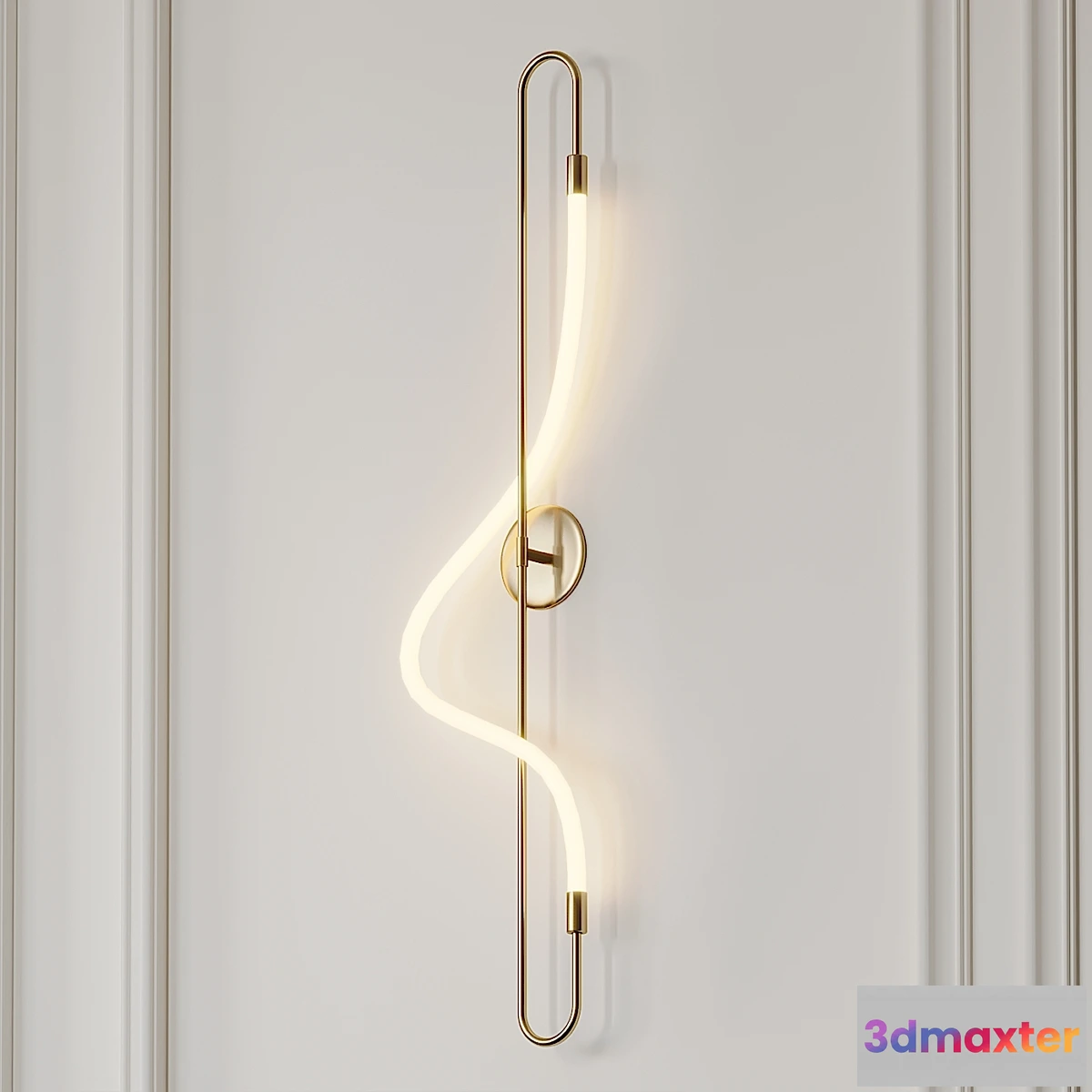 1301336 - Aura Sconce by Luke Lamp Co 3D Max