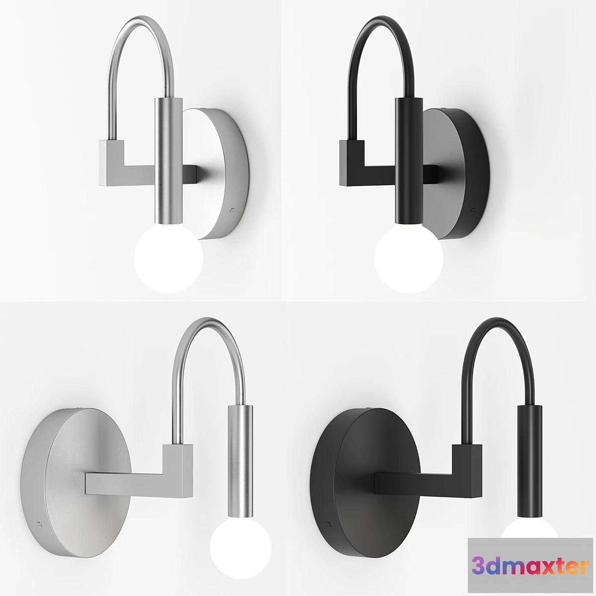 1301433 - ARCH wall sconce by Dshop 3D Max