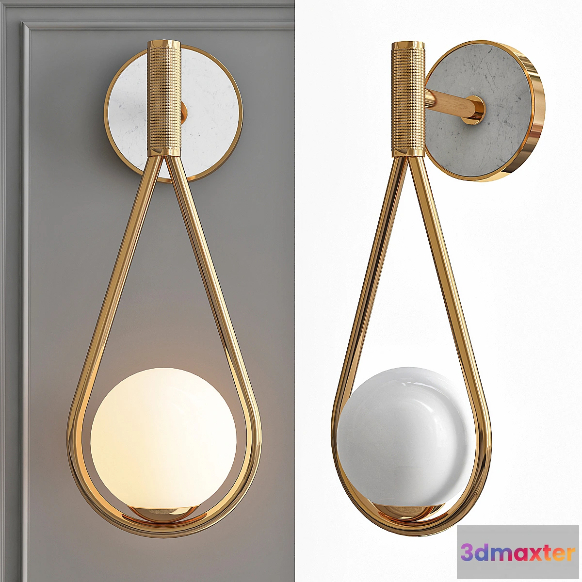 1301693 - Wall lamp CORDA Wall Lamp 3D Max