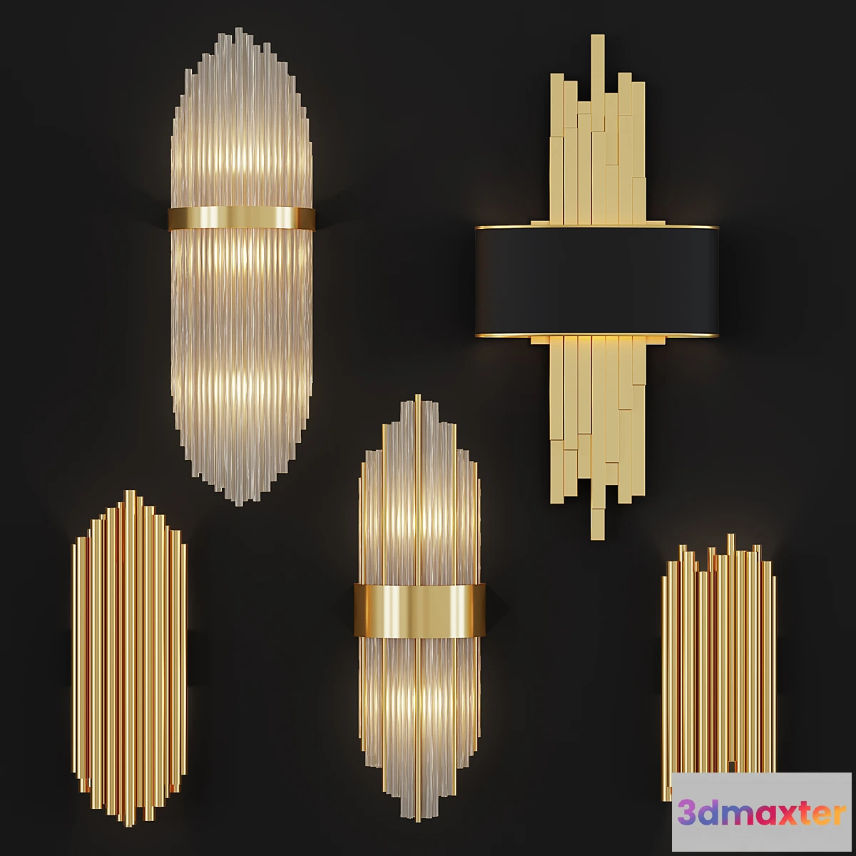 1301810 - Lampatron bra set 2 3D Max