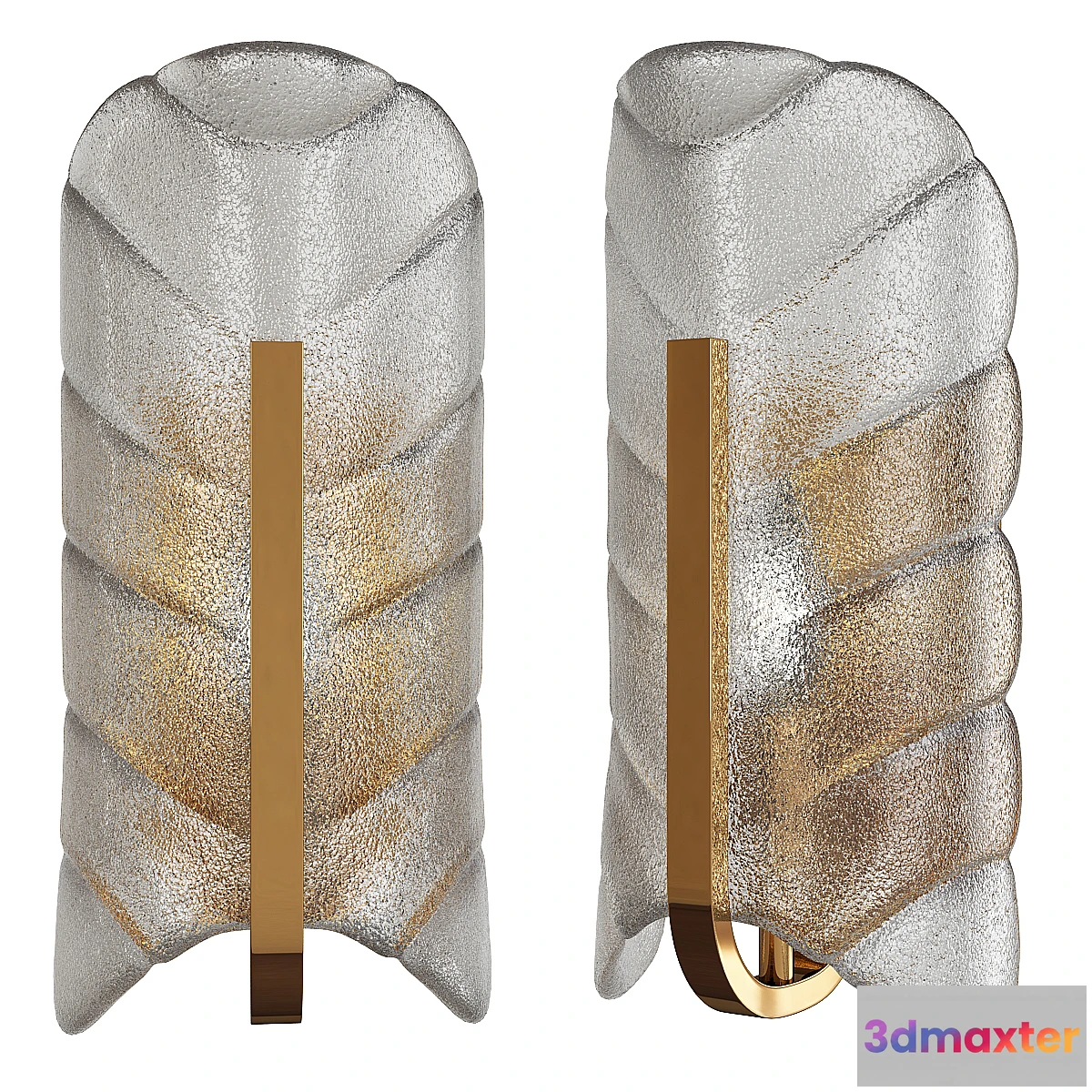 1303165 - 1 of the 5 pair orrefors sconce 3D Max