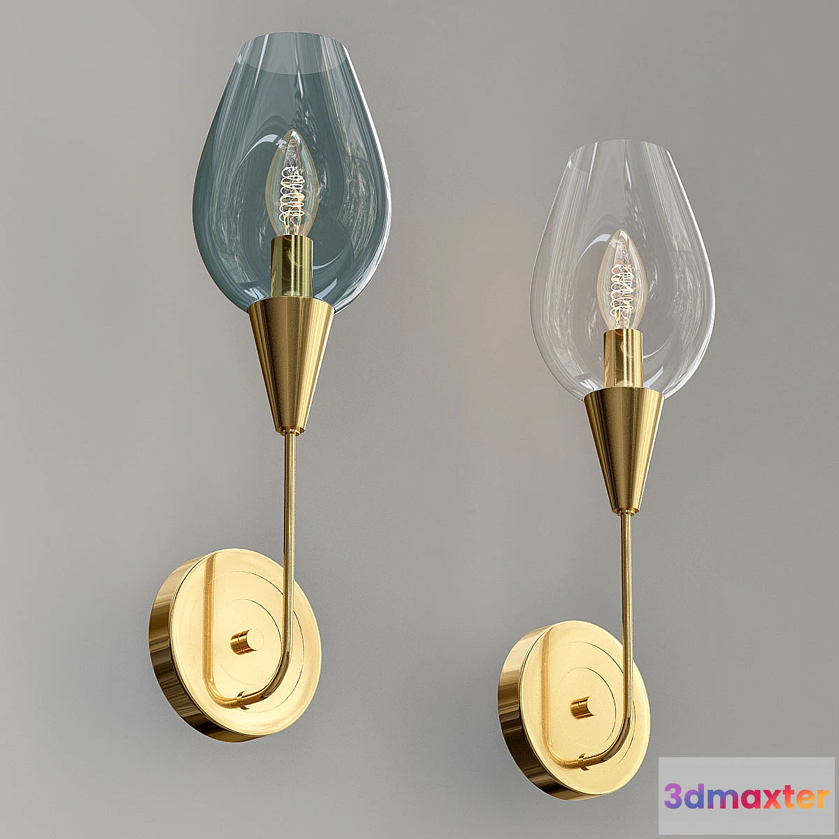 1303641 - VIOLA WALL Lamp - No.2 3D Max