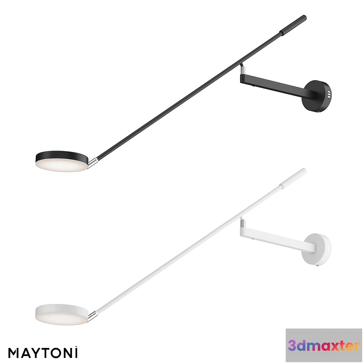 1304878 - Wall lamp (sconce) MOD070WL-L6B3K MOD070WL-L6W3K 3D Max