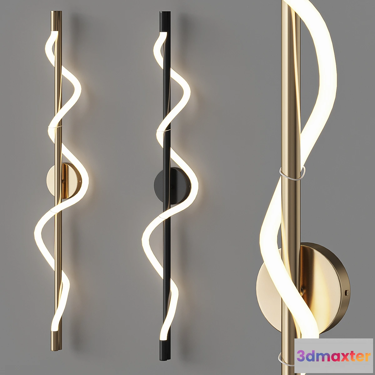 1305358 - Sconce GLORIFY LUX WALL 3D Max