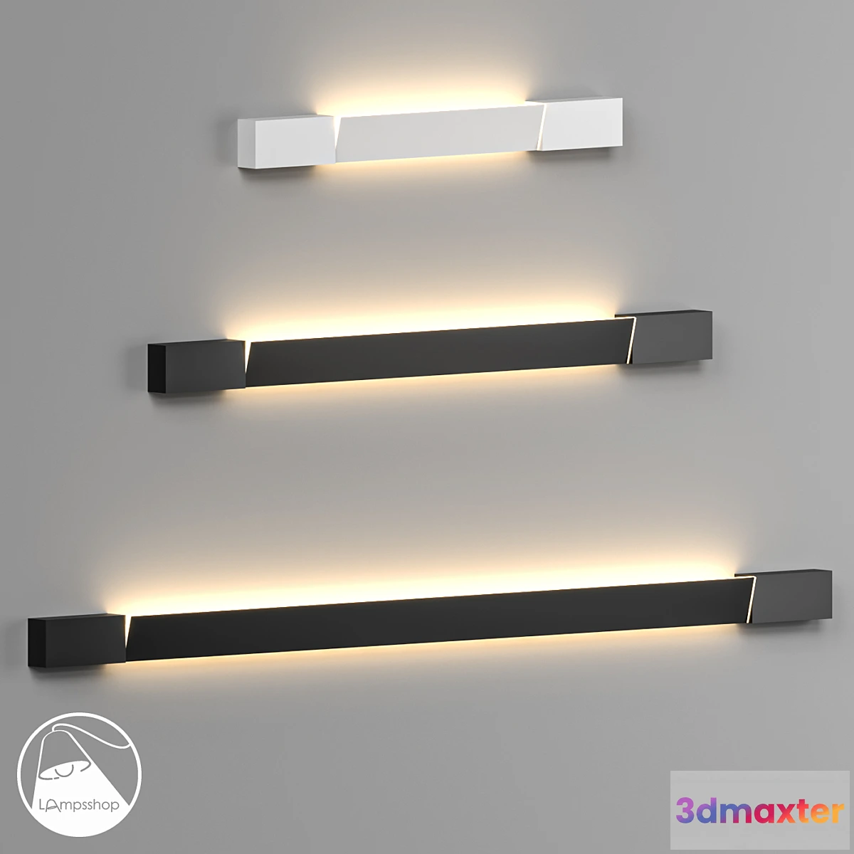 1307801 - LampsShop.ru В4181 Wall Light Misoni 3D Max