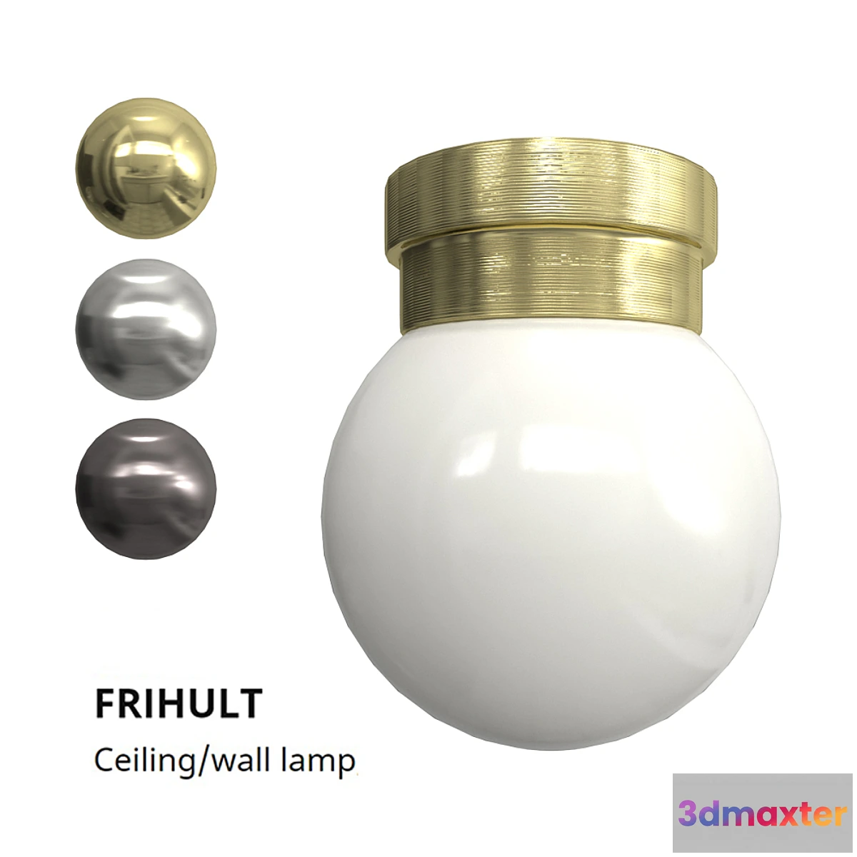 1311780 - IKEA FRIHULT ceiling wall lamp 3D Max