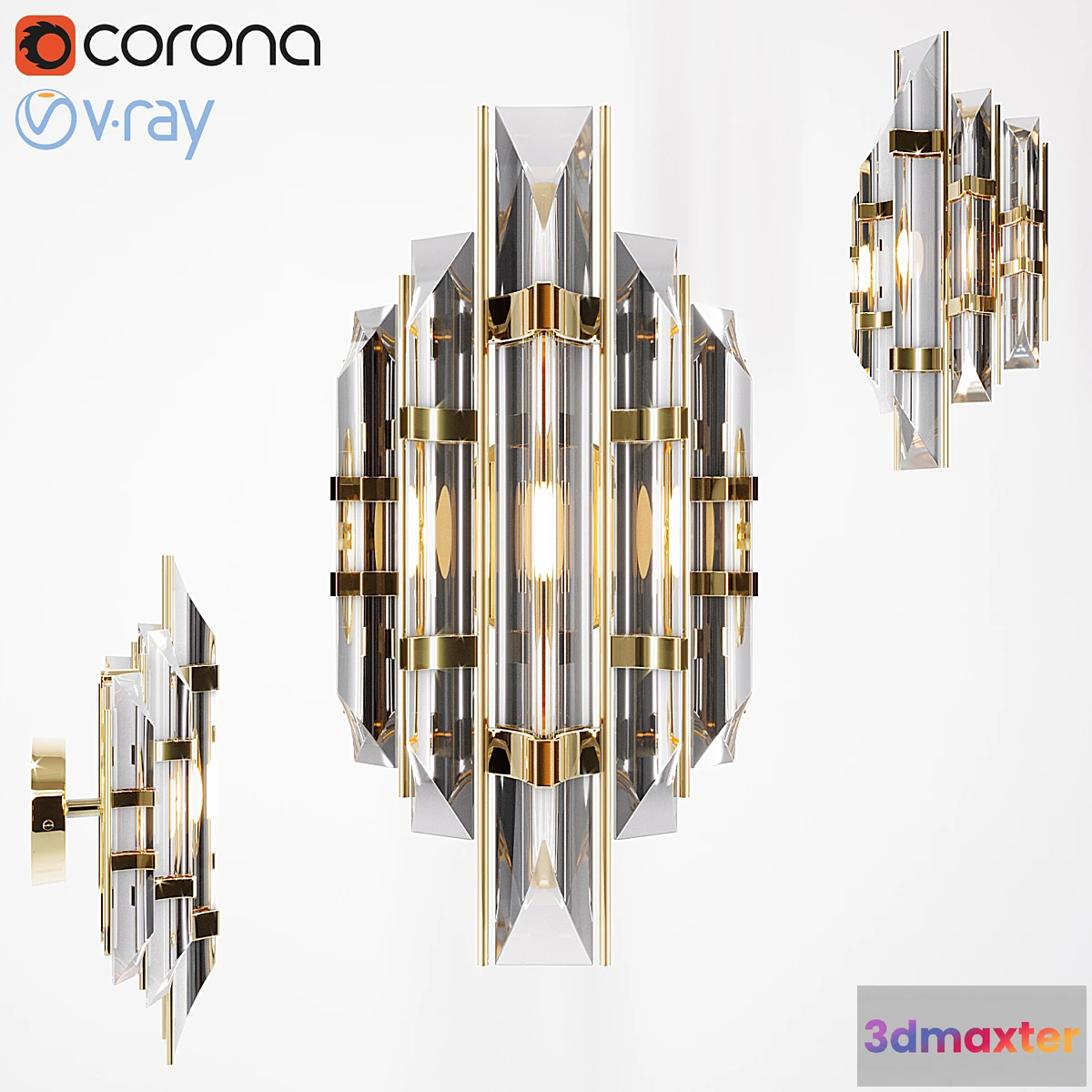 1315655 - Golden ice 3D Max